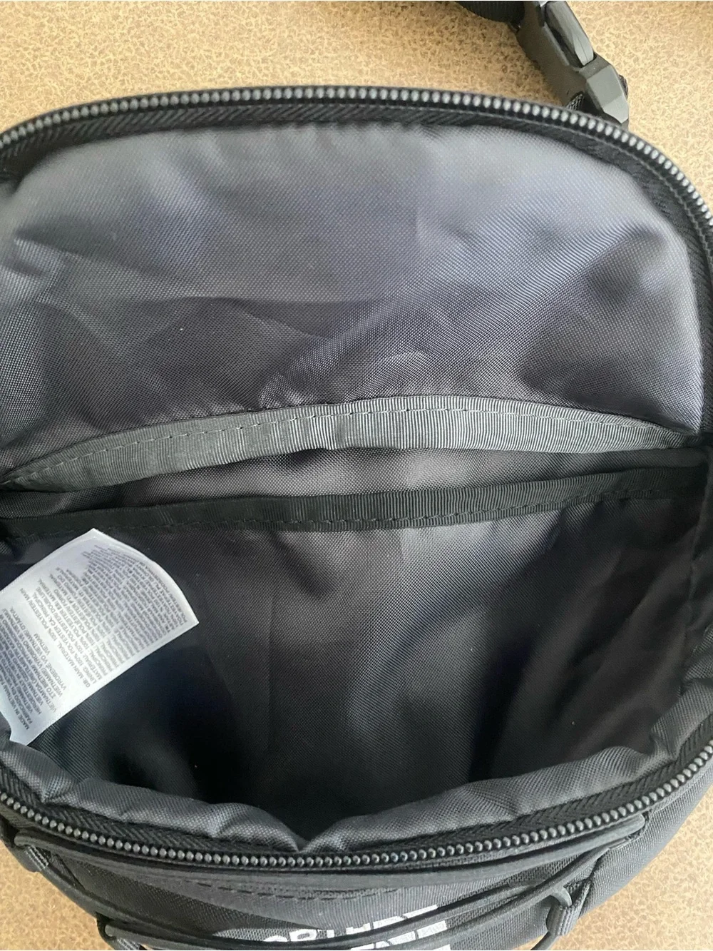 The North Face Black Waist Pack with Front Logo